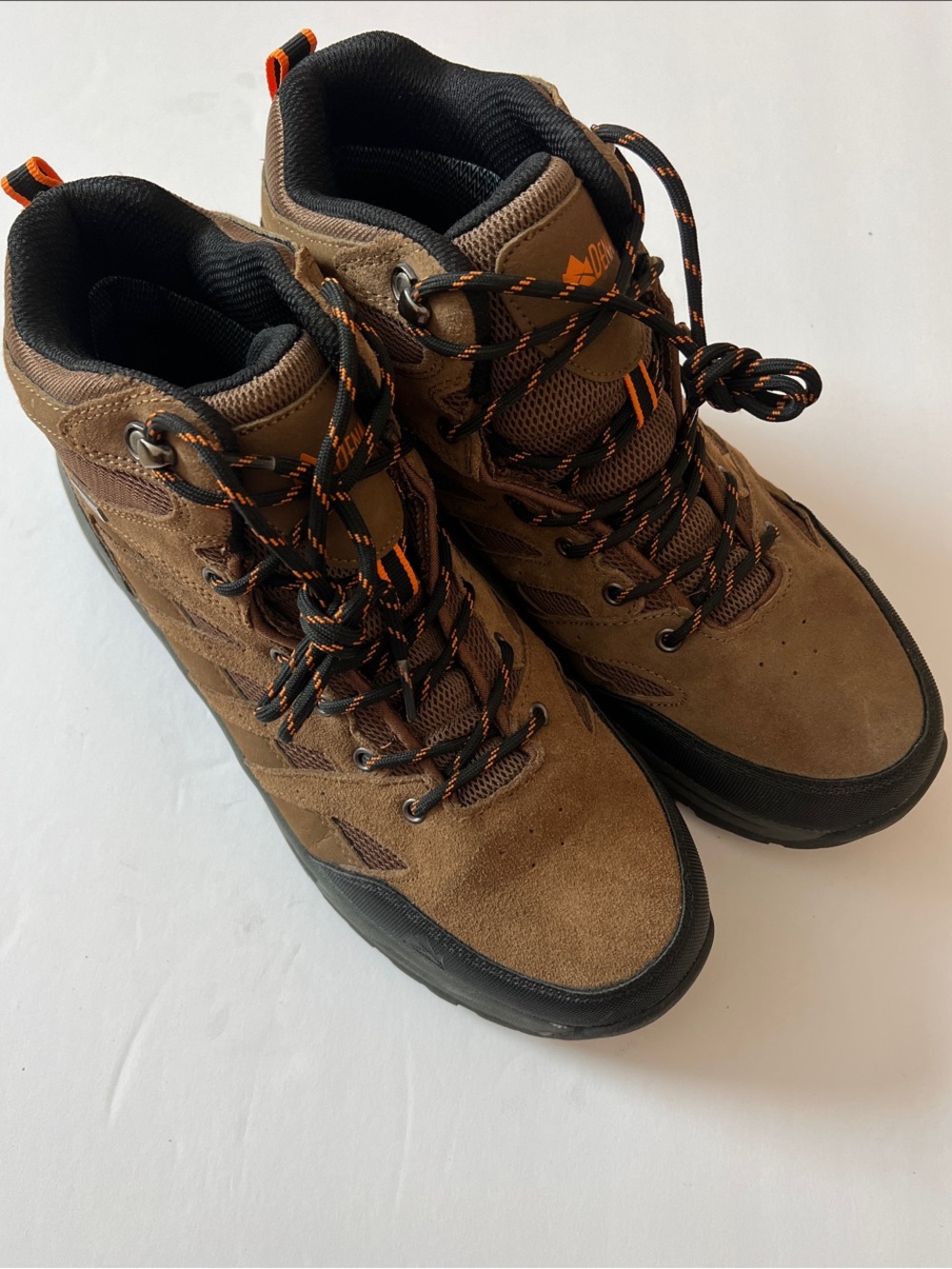 Denali Men's Brown Outdoor Waterproof Hiking Boot with Black Trim